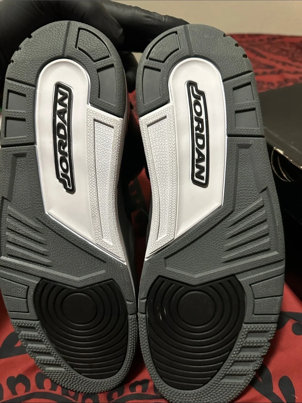 Jordan Men's High-Top Sneakers in Black and Gray